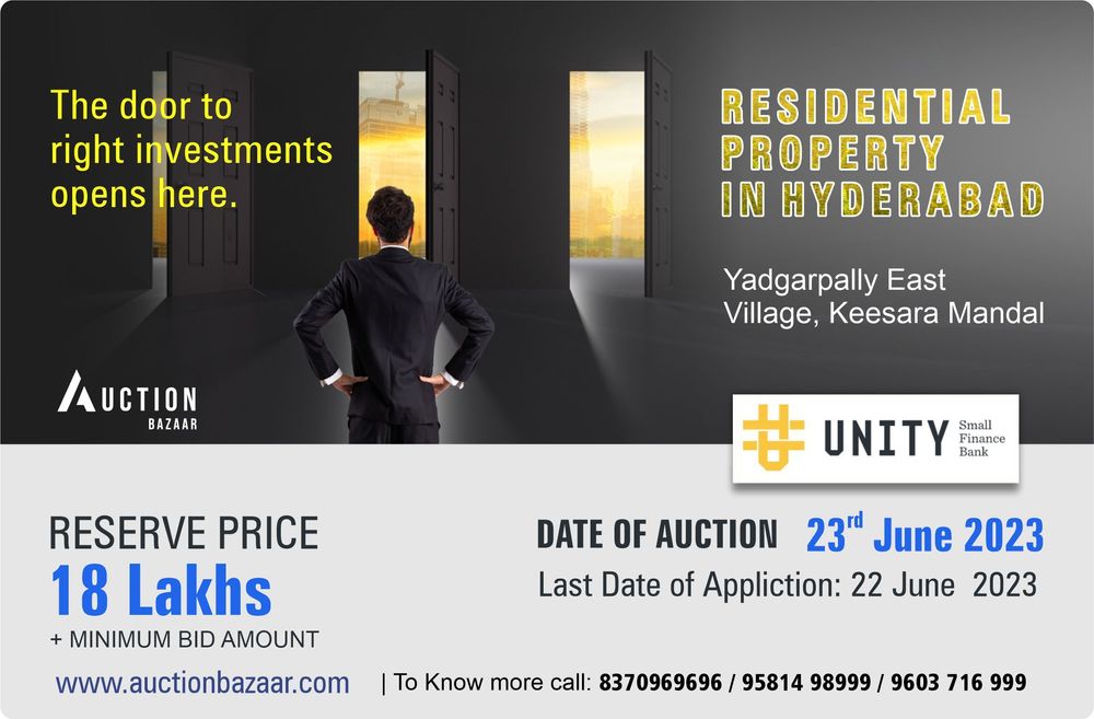 Bank Auction Properties at discounted rate Auction Bazaar